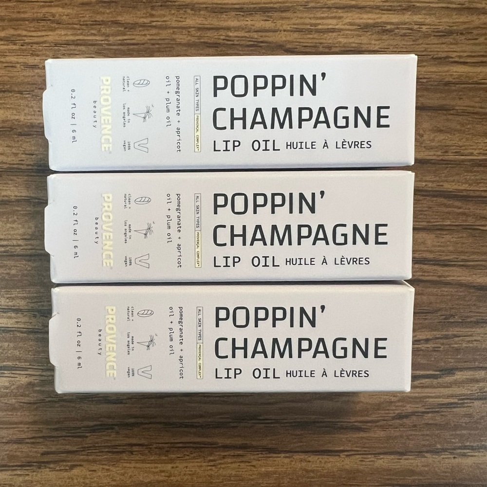 2 Poppin' Champagne Lip Oil